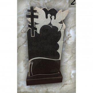 Гранитный одинарный памятник №284