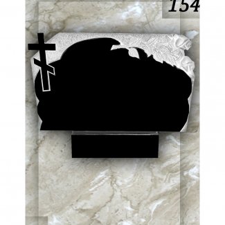 Гранитный двойной памятник №154