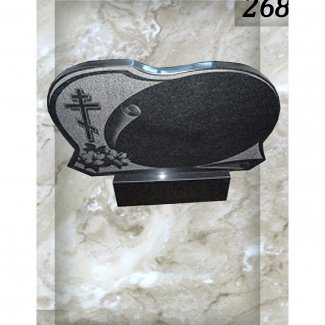 Гранитный двойной памятник №268