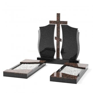 Гранитный двойной памятник №А-147