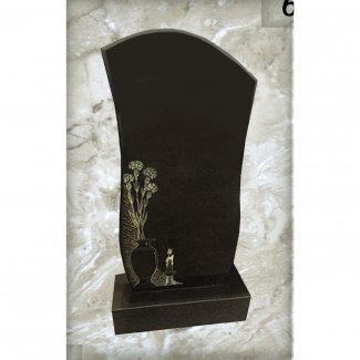 Гранитный одинарный памятник №069