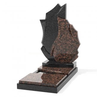 Гранитный комбинированный памятник №073