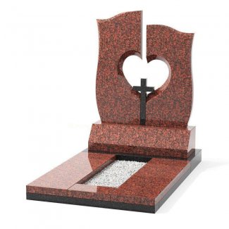 Гранитный комбинированный памятник №099