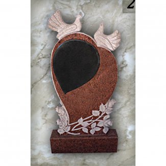 Гранитный комбинированный памятник №297