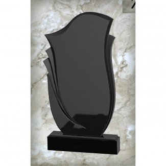 Гранитный одинарный памятник №074