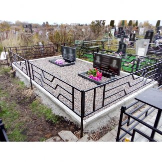 Металлическая оградка №007