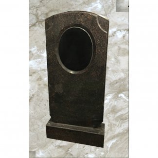 Гранитный одинарный памятник №002