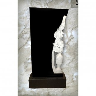 Гранитный одинарный памятник №096