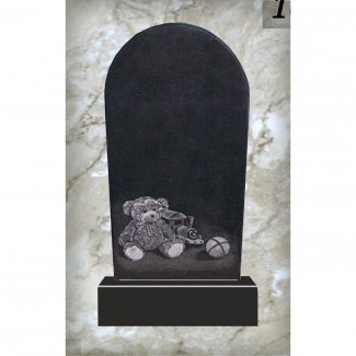 Гранитный одинарный памятник №105