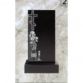 Гранитный одинарный памятник №212