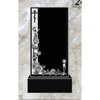 Гранитный одинарный памятник №240