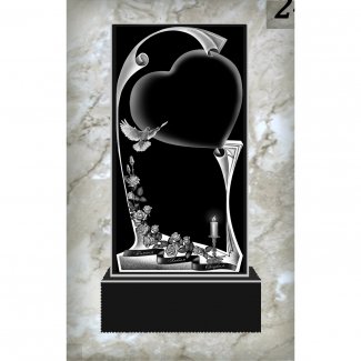 Гранитный одинарный памятник №241