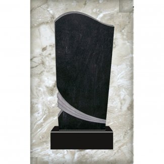 Гранитный одинарный памятник №016