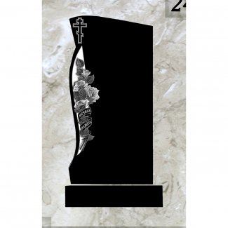 Гранитный одинарный памятник №244