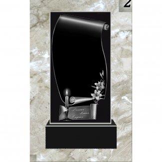 Гранитный одинарный памятник №247