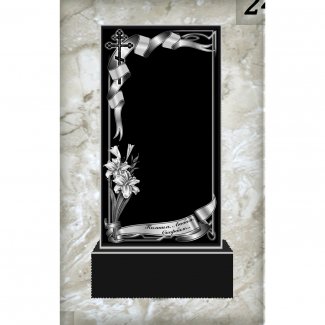 Гранитный одинарный памятник №248