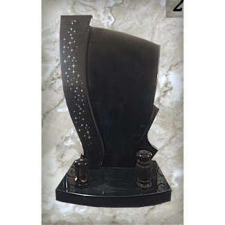 Гранитный одинарный памятник №257